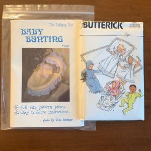 2 Sewing Patterns for Baby